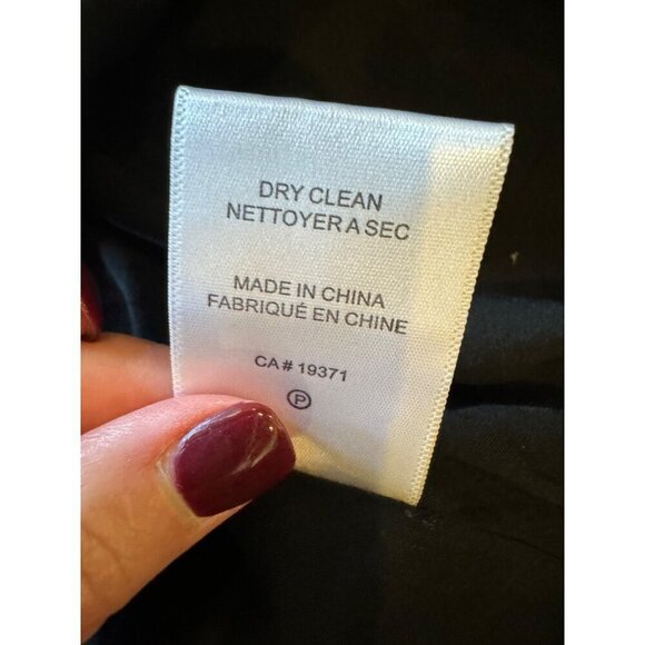 Re/Done Dress Women Large Black Silk Star Print Criss Cross Back The‎ 80s Mini - Picture 10 of 12